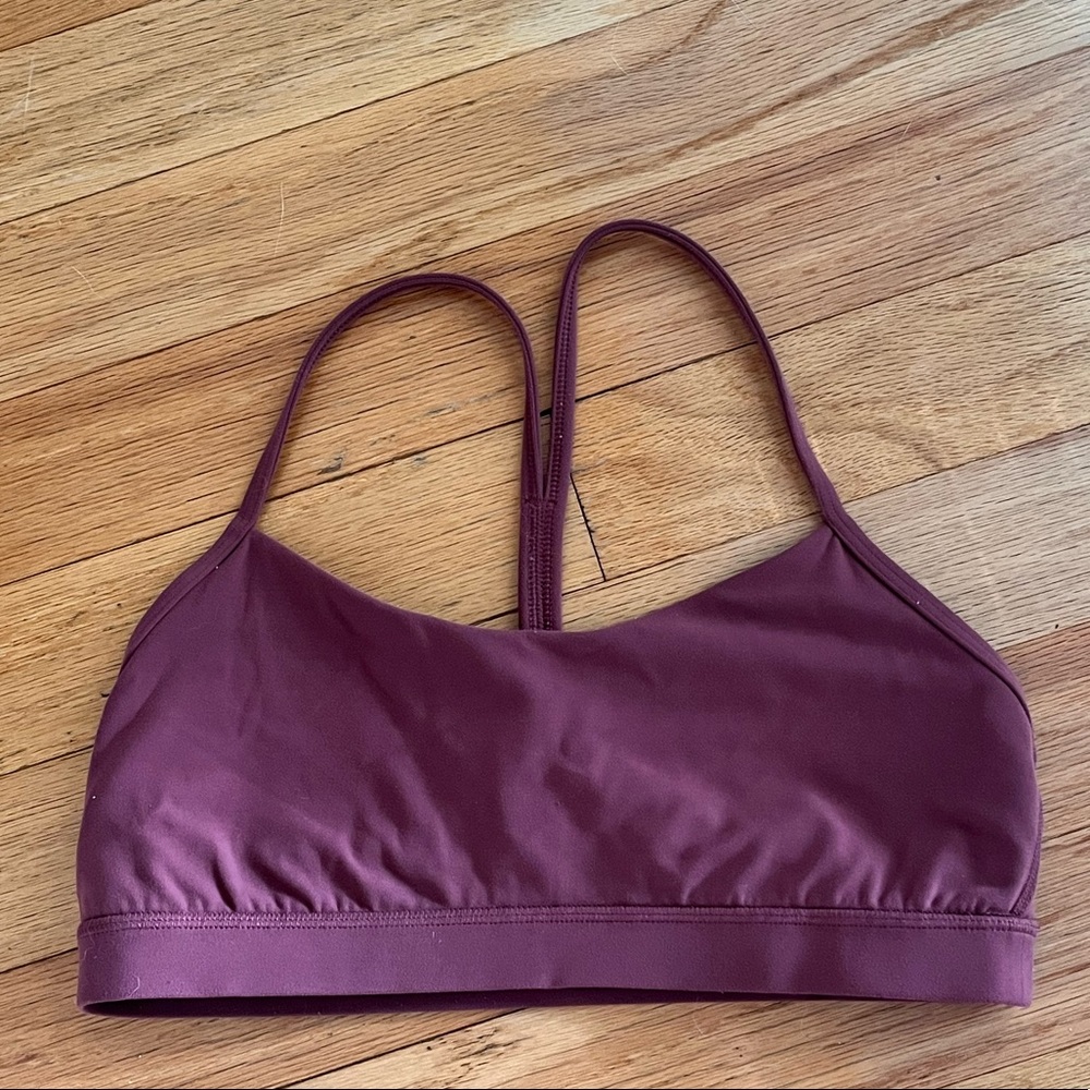 lululemon athletica Maroon Sports Bra